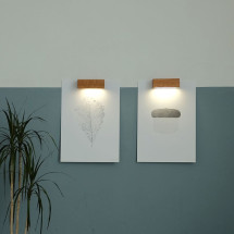 Hang lamp 포스터 부착형 원목 조명(250단계밝기조절)