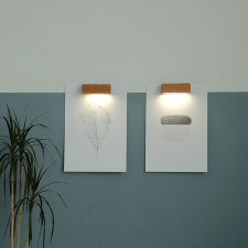 Hang lamp 포스터 부착형 원목 조명(250단계밝기조절)