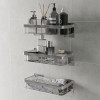 무타공 접착식 욕실선반 코너형/일자형